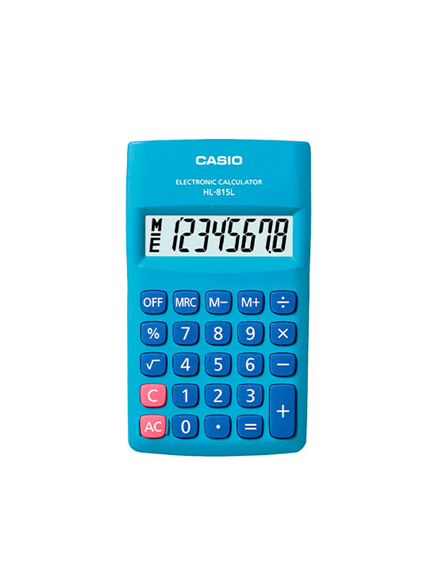 Calculadora Casio De Bolsillo Azul  1