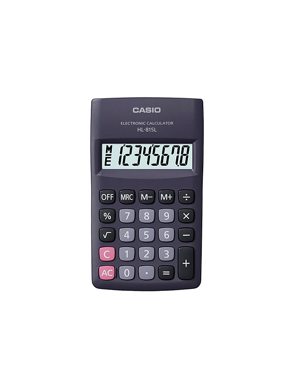 Calculadora Casio De Bolsillo Negra 1
