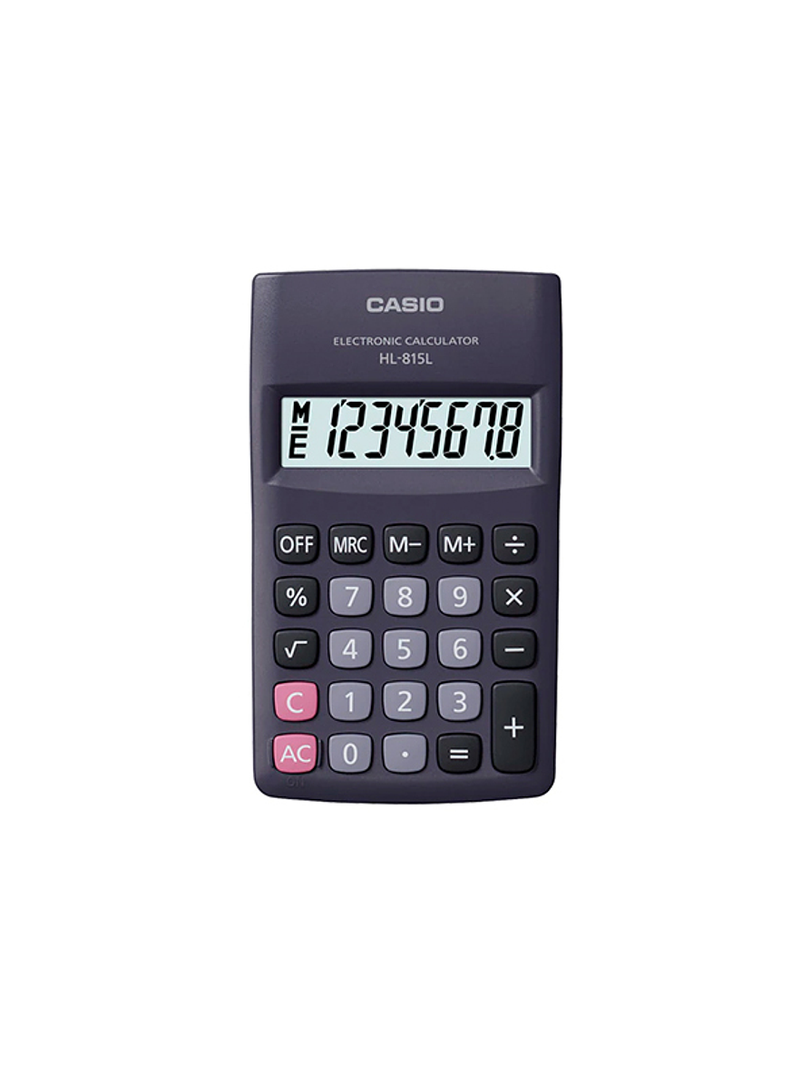 Calculadora Casio De Bolsillo Negra 1