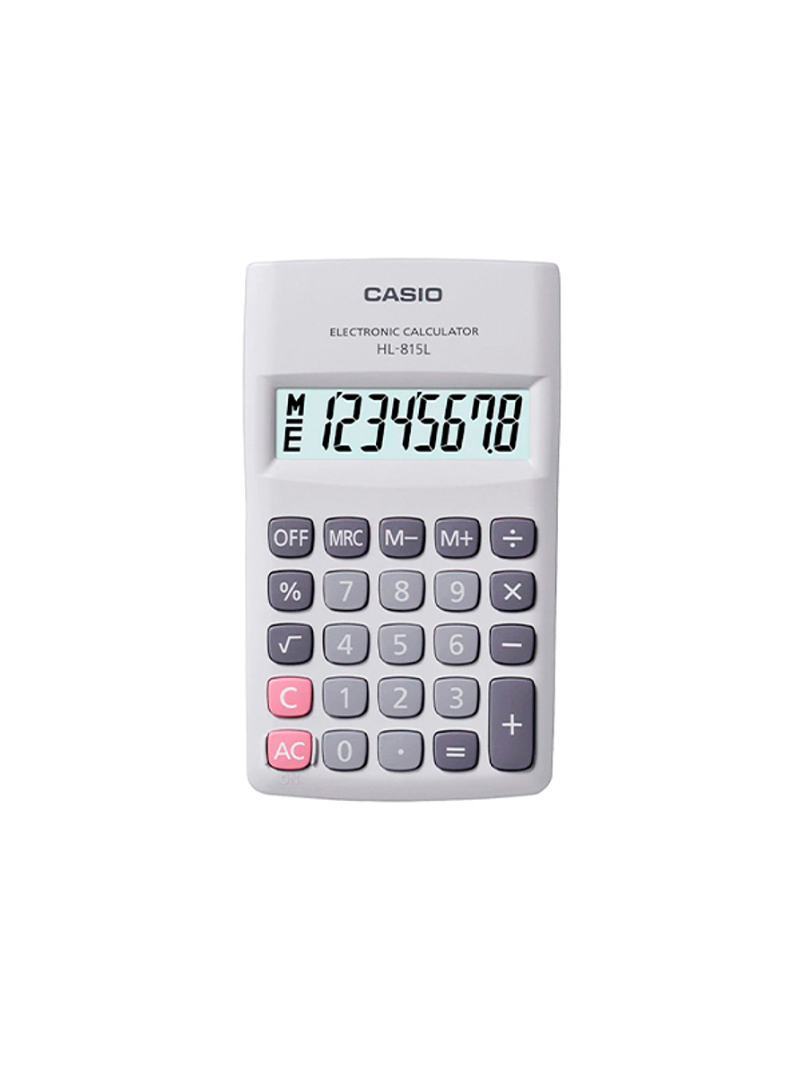Calculadora Casio De Bolsillo Blanco 1