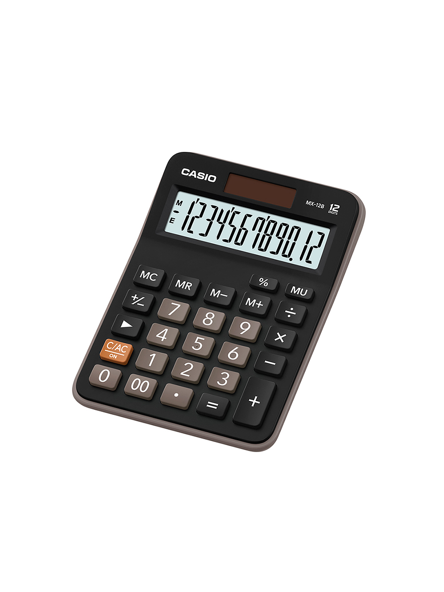 Calculadora Casio De Mesa 12 Dígitos Negra 1