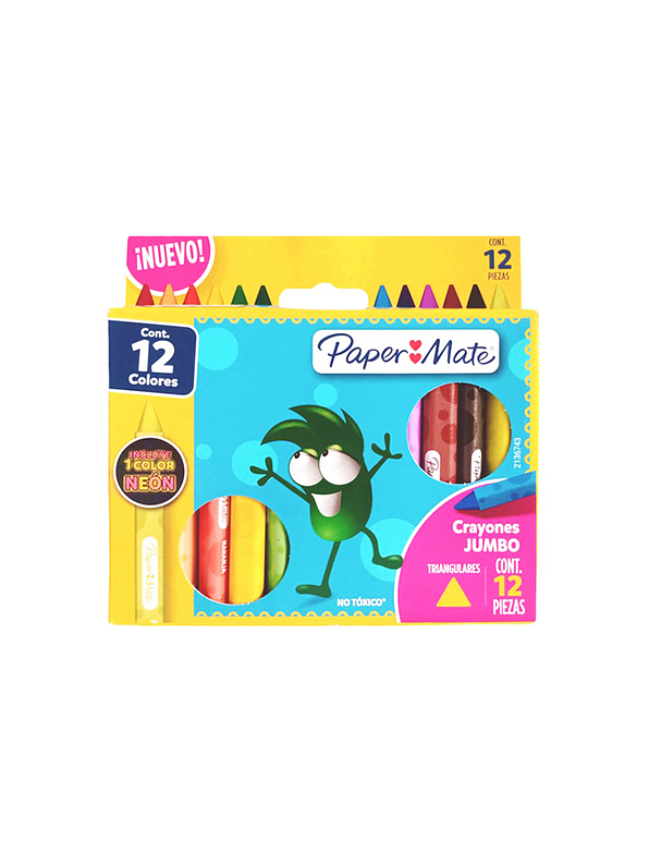 Crayones Paper-Mate  Yumbo Triangulares  1