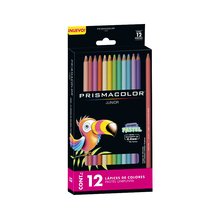 Colores Prismacolor Pastel Unipunta x 12 Unidades  1