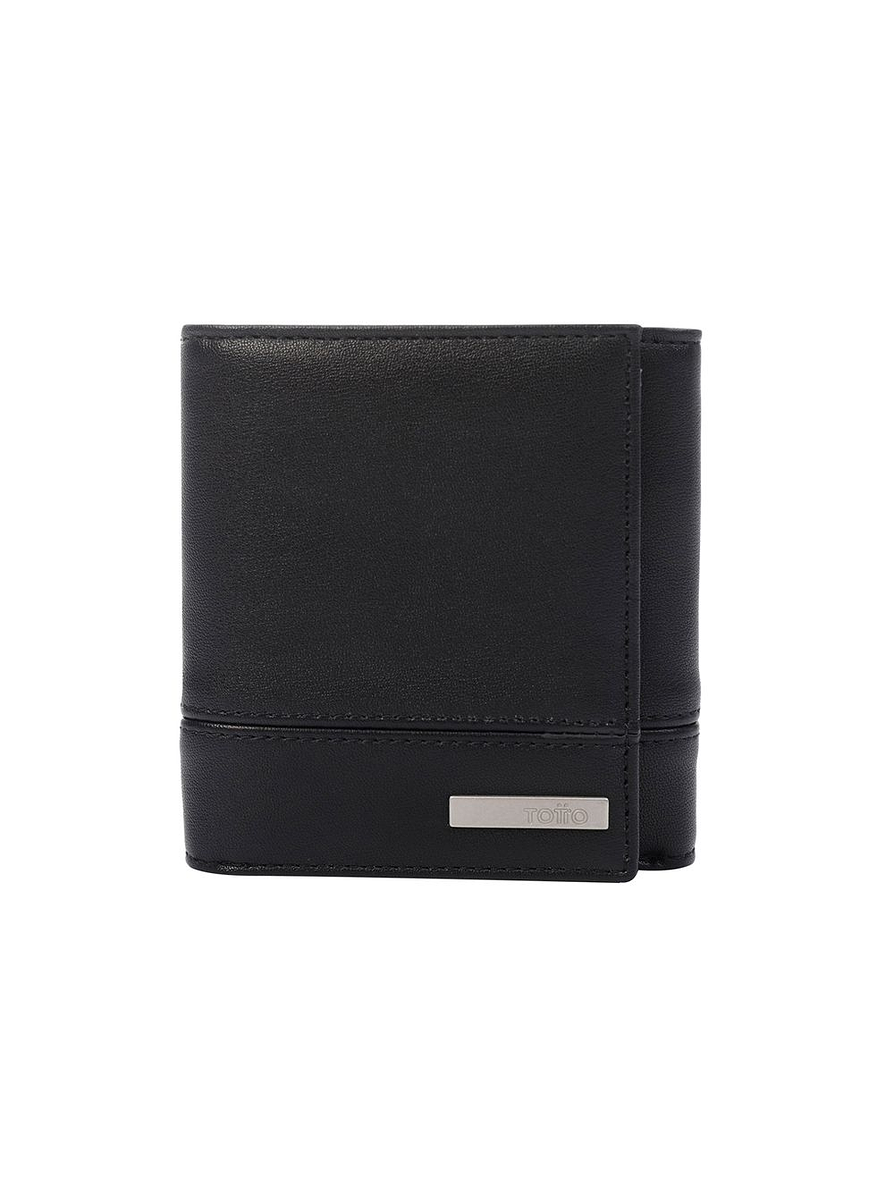 Billetera Aquiles Negra Totto  1