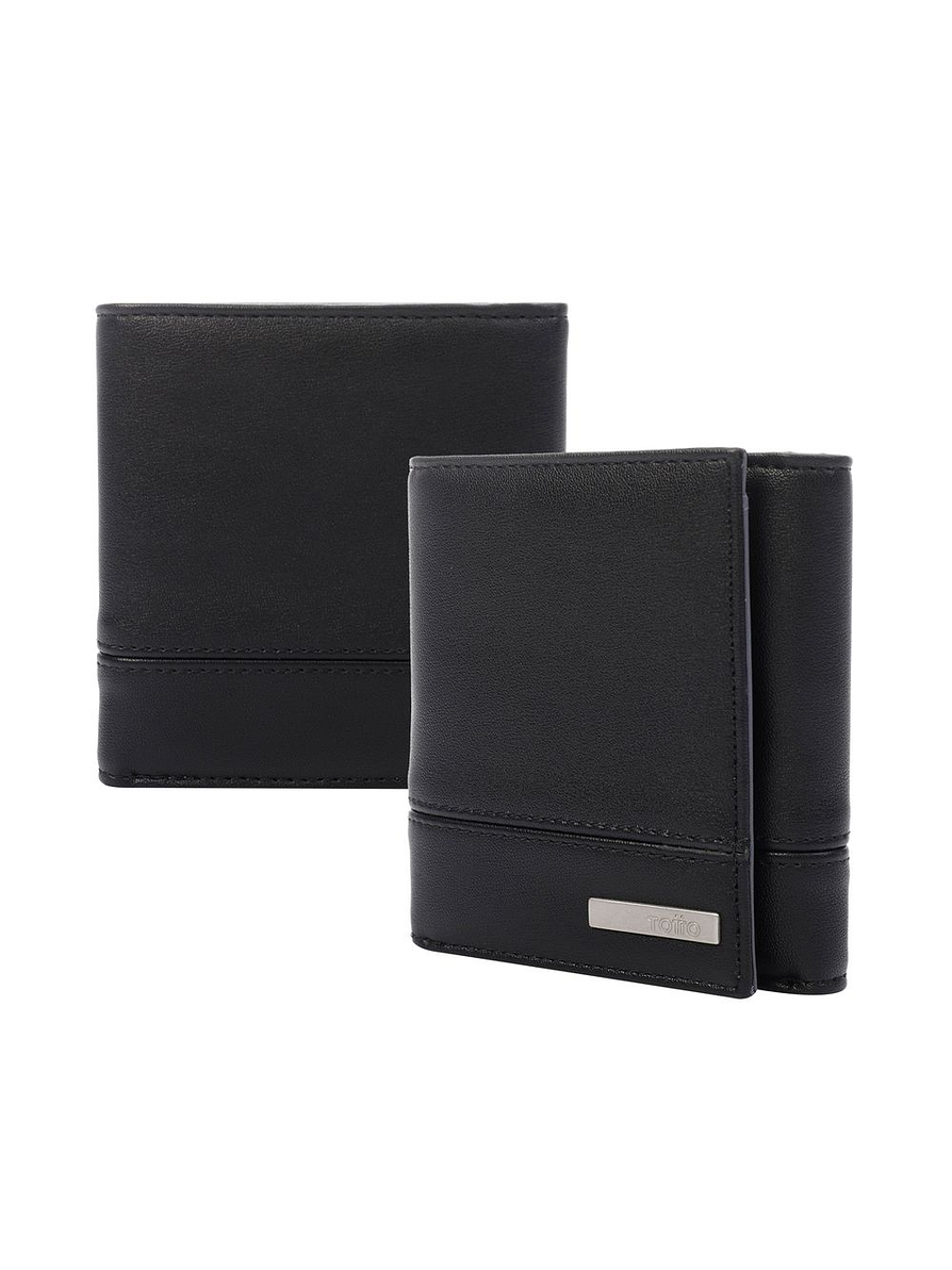 Billetera Aquiles Negra Totto  2