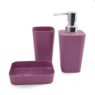 Organizador de baño plástico My Home Club fucsia 