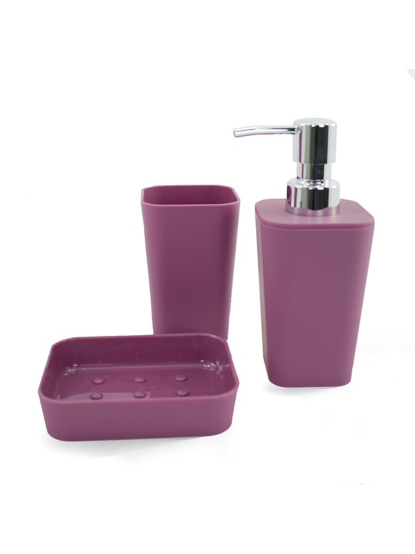 Organizador de baño plástico My Home Club fucsia  2