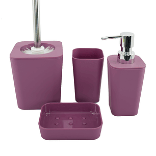 Organizador de baño plástico My Home Club fucsia 