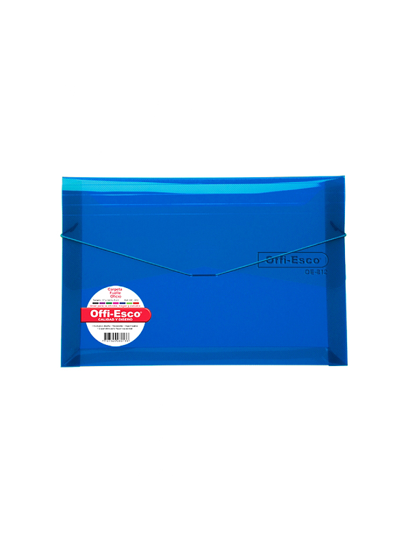 Carpeta Fuelle Oficio Colores Translucidos 4