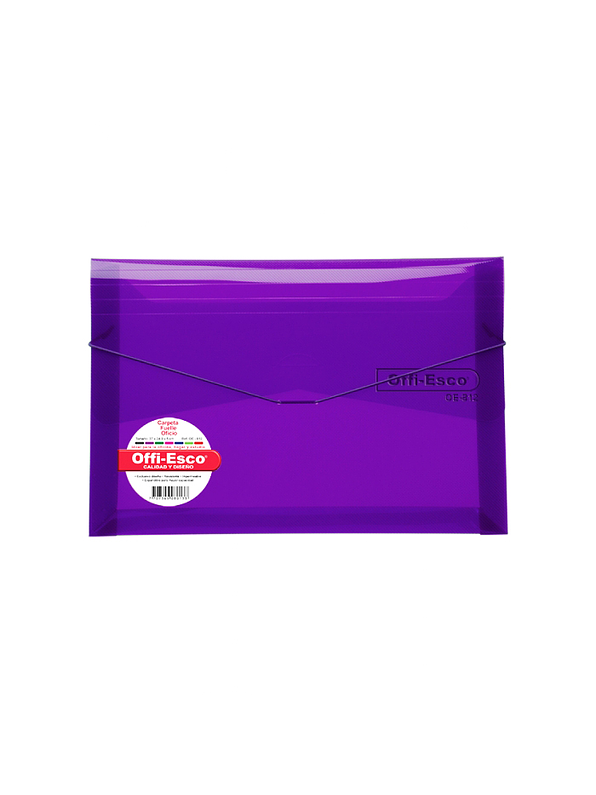 Carpeta Fuelle Oficio Colores Translucidos 5