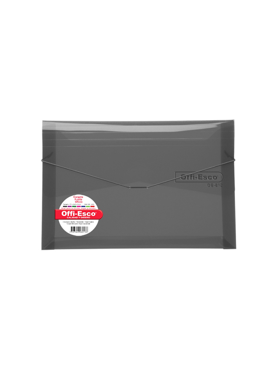 Carpeta Fuelle Oficio Colores Translucidos 6