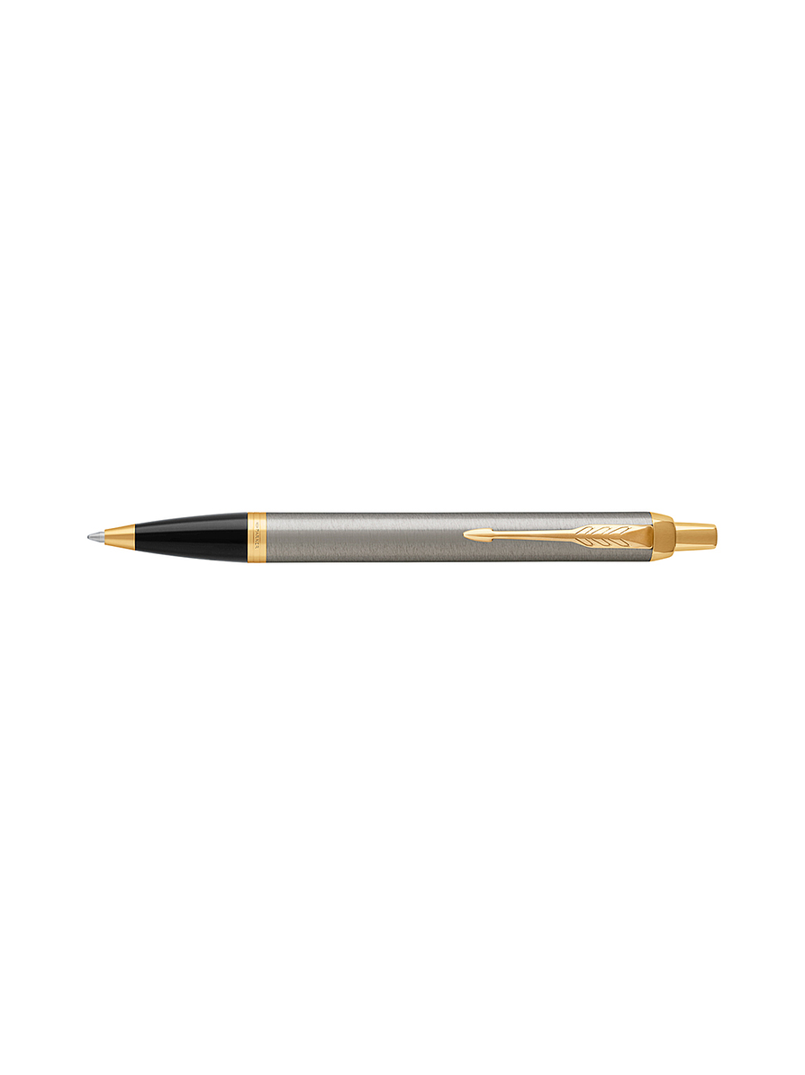 Bolígrafo Retráctil Parker IM Metal Cepillado  1