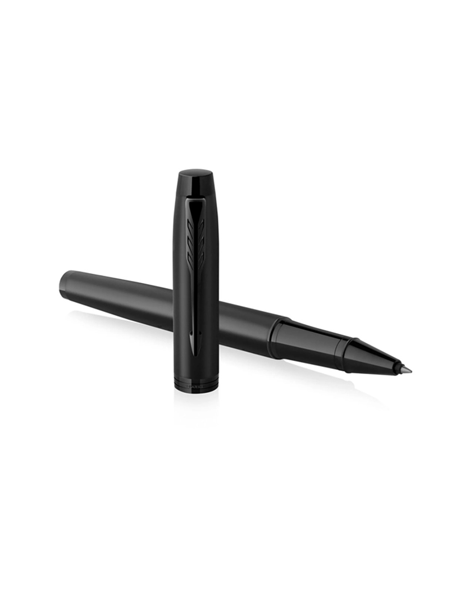 Bolígrafo Roller Ball Parker IM Acromático Negro Mate  1