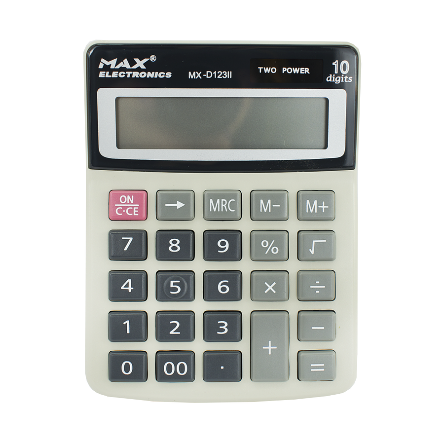 Calculadora Max Electronics Gris 10 Dígitos  1