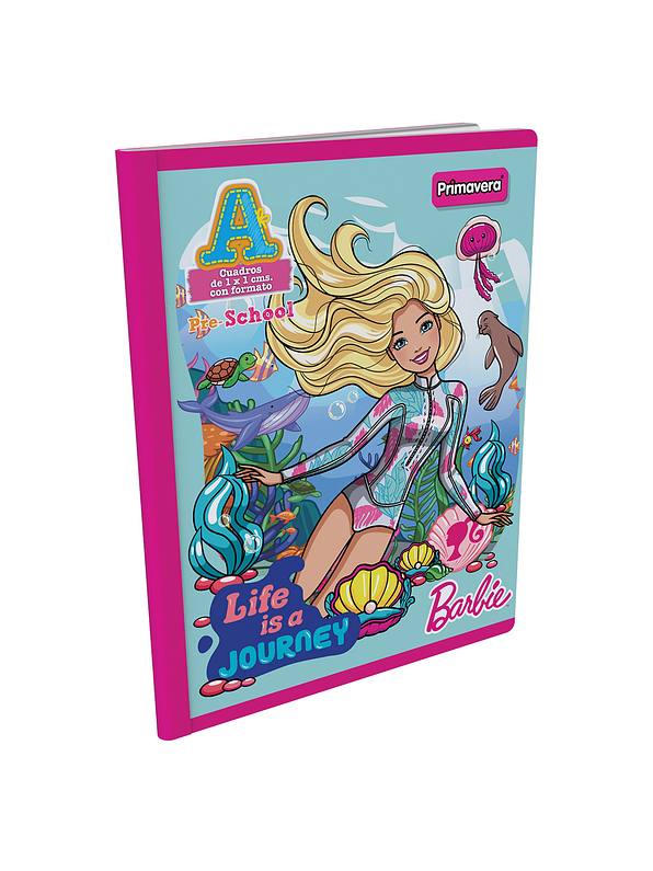 Cuaderno Cosido Preschool Niña 100 Hojas Cuadritos A 2