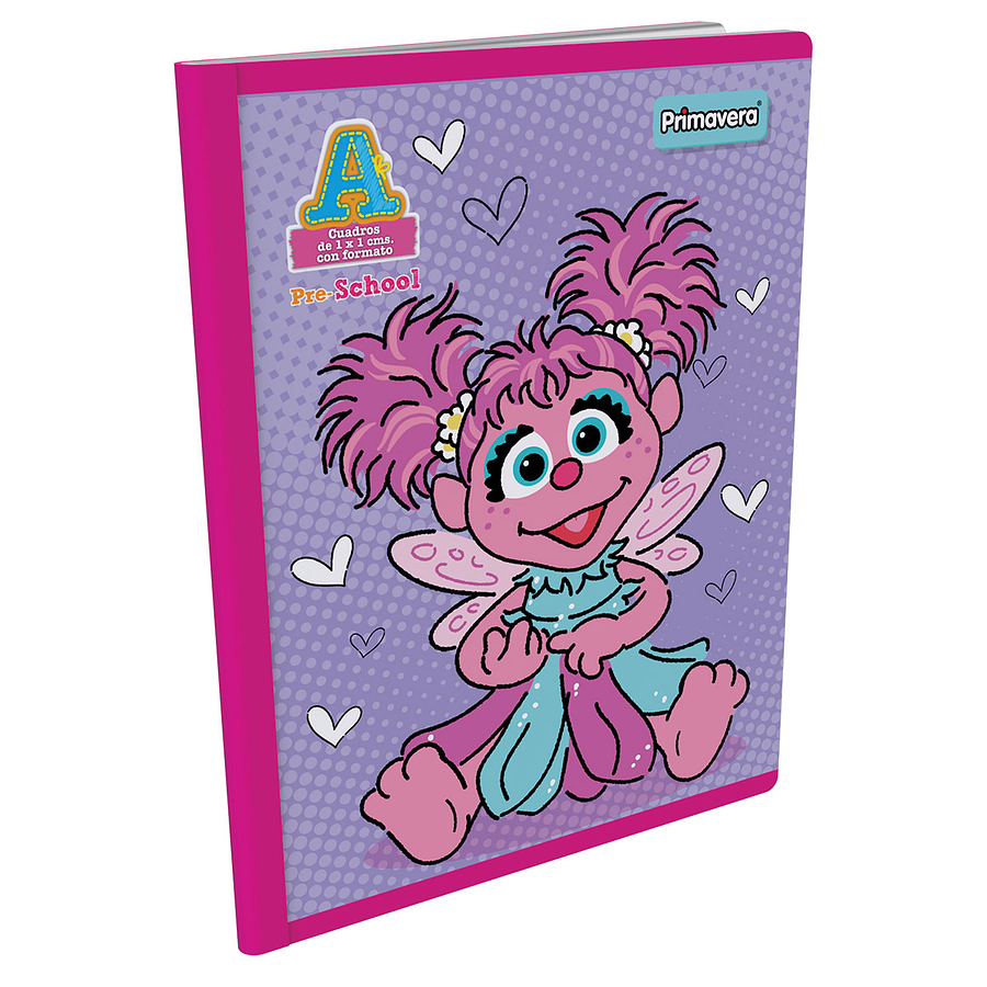 Cuaderno Cosido Preschool Niña 100 Hojas Cuadritos A  1