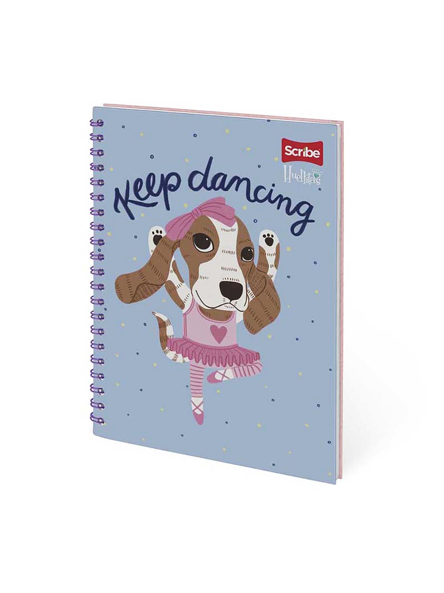 Cuaderno Catedrático Pasta Dura Huellitas 80 Hojas 3