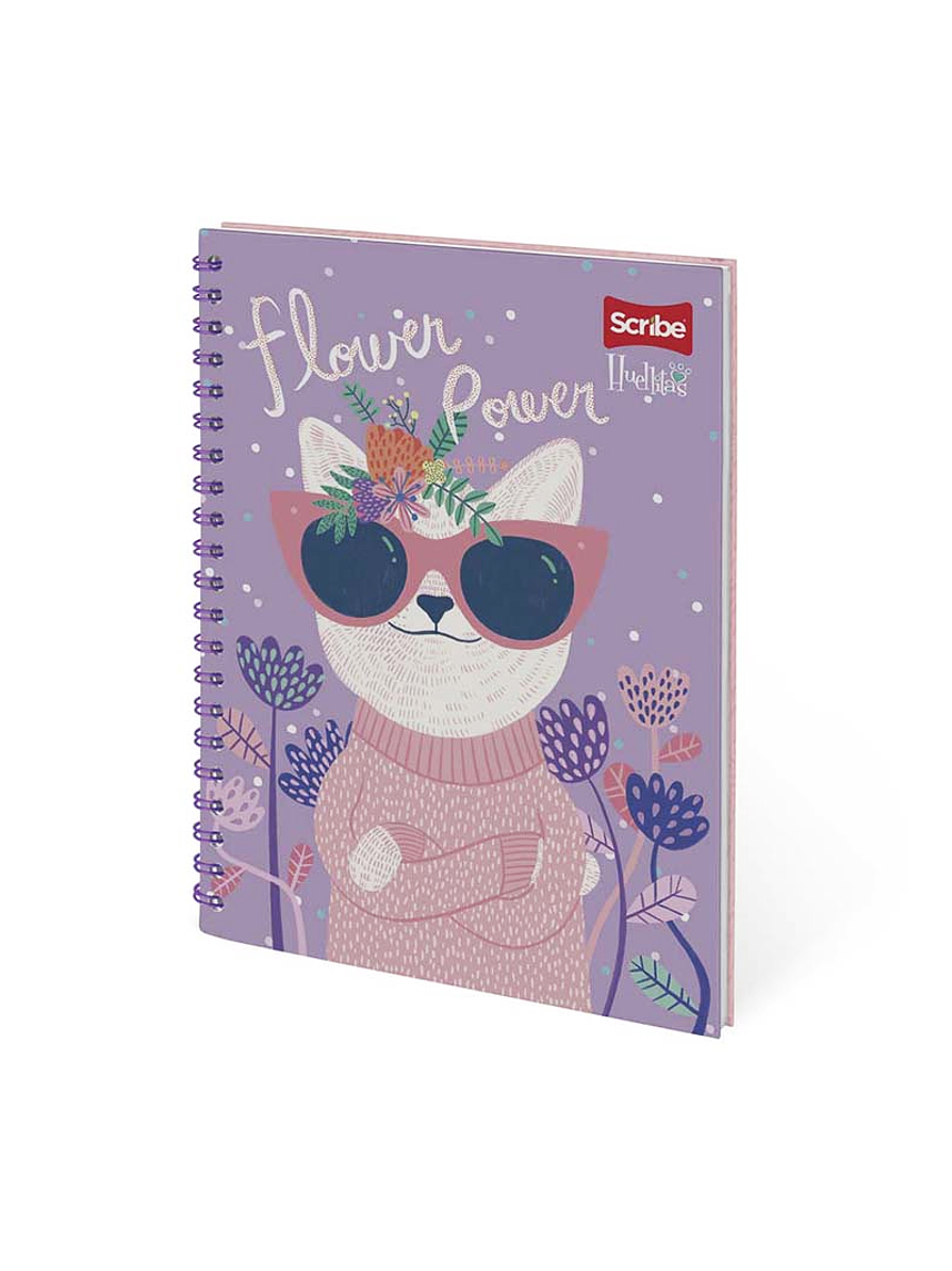 Cuaderno Catedrático Pasta Dura Huellitas 80 Hojas 4