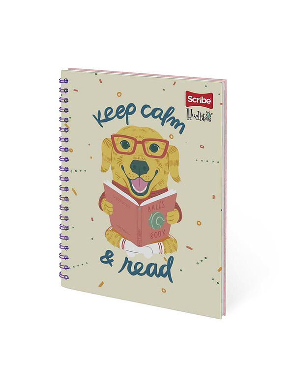 Cuaderno Catedrático Pasta Dura Huellitas 80 Hojas 1