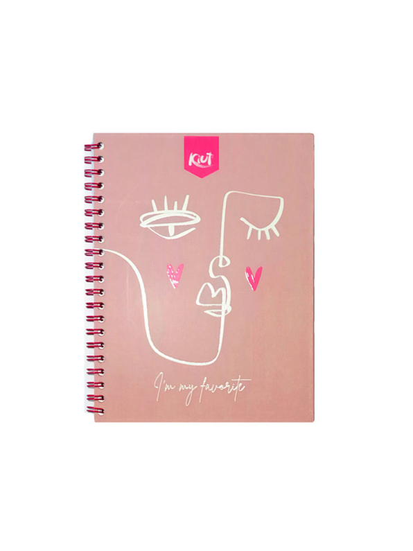 Cuaderno Argollado Pasta Dura Kiut 80 Hojas Cuadros 7