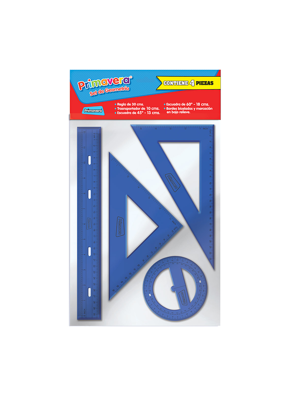 Set Geometría Primavera Grande  4