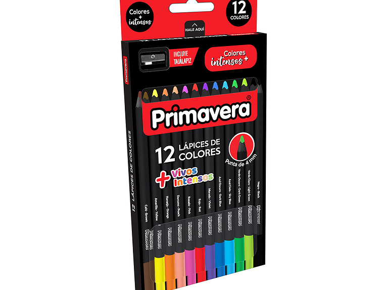 Colores Primavera Black x 12 Unidades