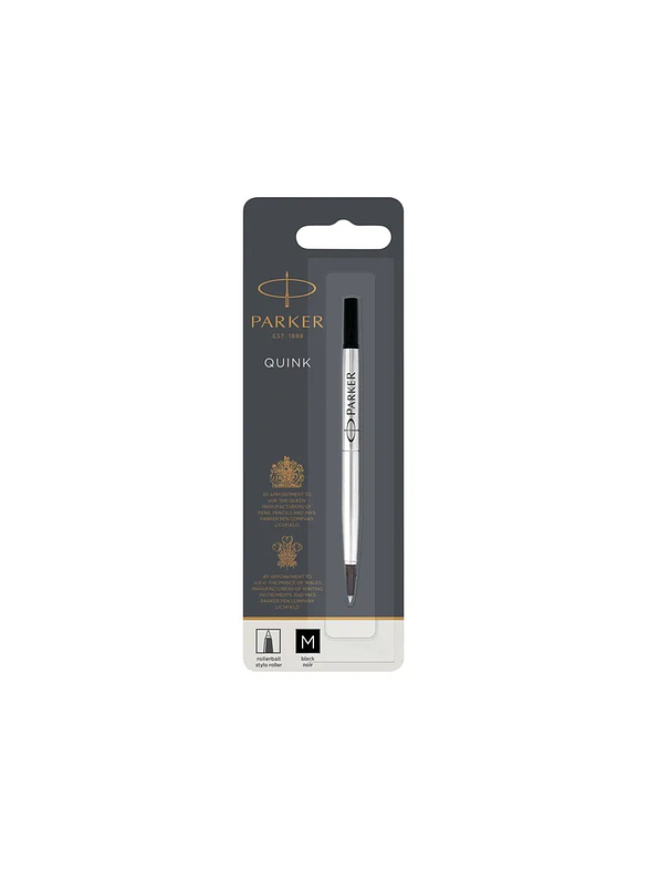 Repuesto Roller Ball Parker Negro Punto Medio  1