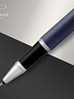 Bolígrafo Roller Parker Azul F IM  Con Tapa Tinta Negra  - Miniatura 3