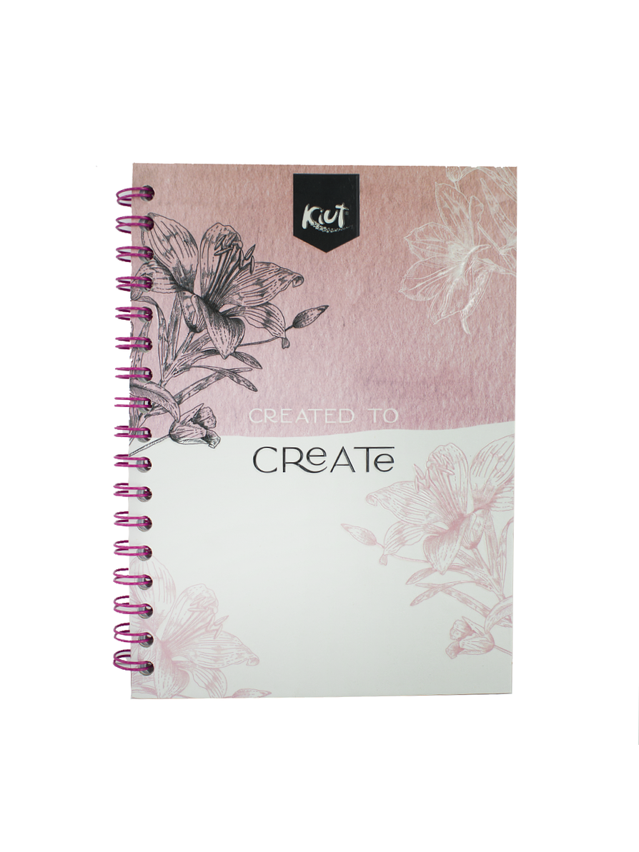 Cuaderno Argollado Pasta Dura Kiut 80 Hojas Cuadros 9