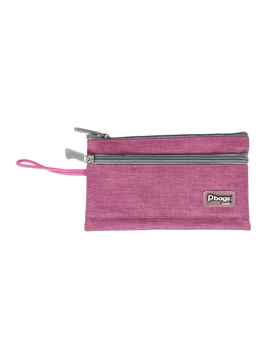 Cartuchera Primavera Unicolor 2 bolsillos  2