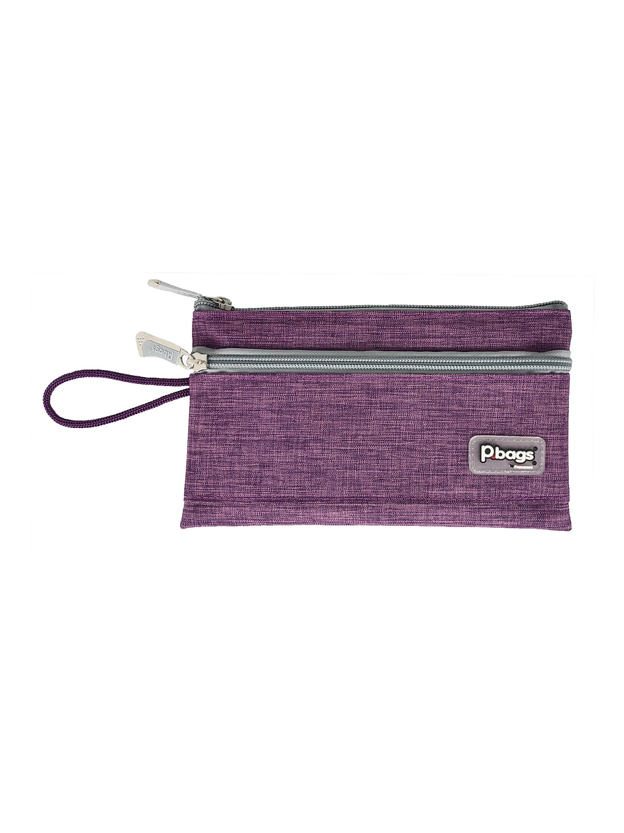 Cartuchera Primavera Unicolor 2 bolsillos  4