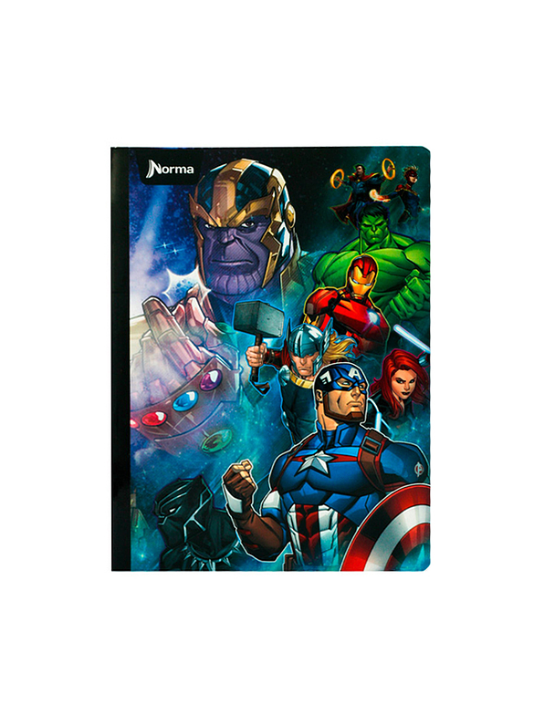 Cuaderno Cosido Norma The Avengers 50 Hojas Cuadros  6