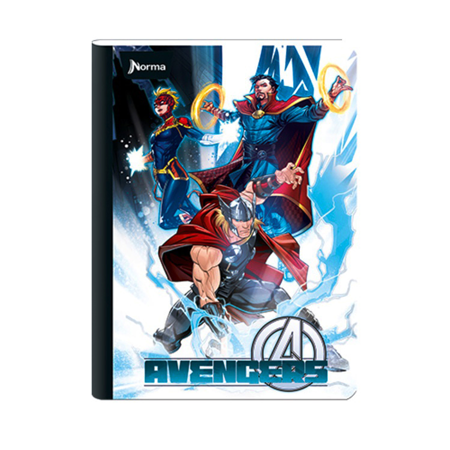 Cuaderno Cosido Norma The Avengers 50 Hojas Cuadros  7