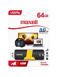Memoria USB Flix 64 GB 3.0 Negro/Amarillo - Miniatura 1