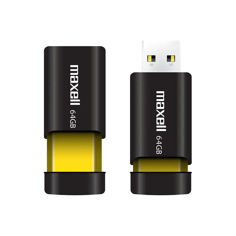 Memoria USB Flix 64 GB 3.0 Negro/Amarillo 4