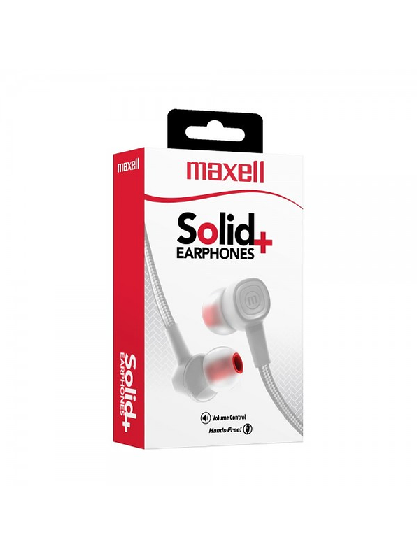Audífonos Solid + Sin-8 Con Micrófono Blanco 1