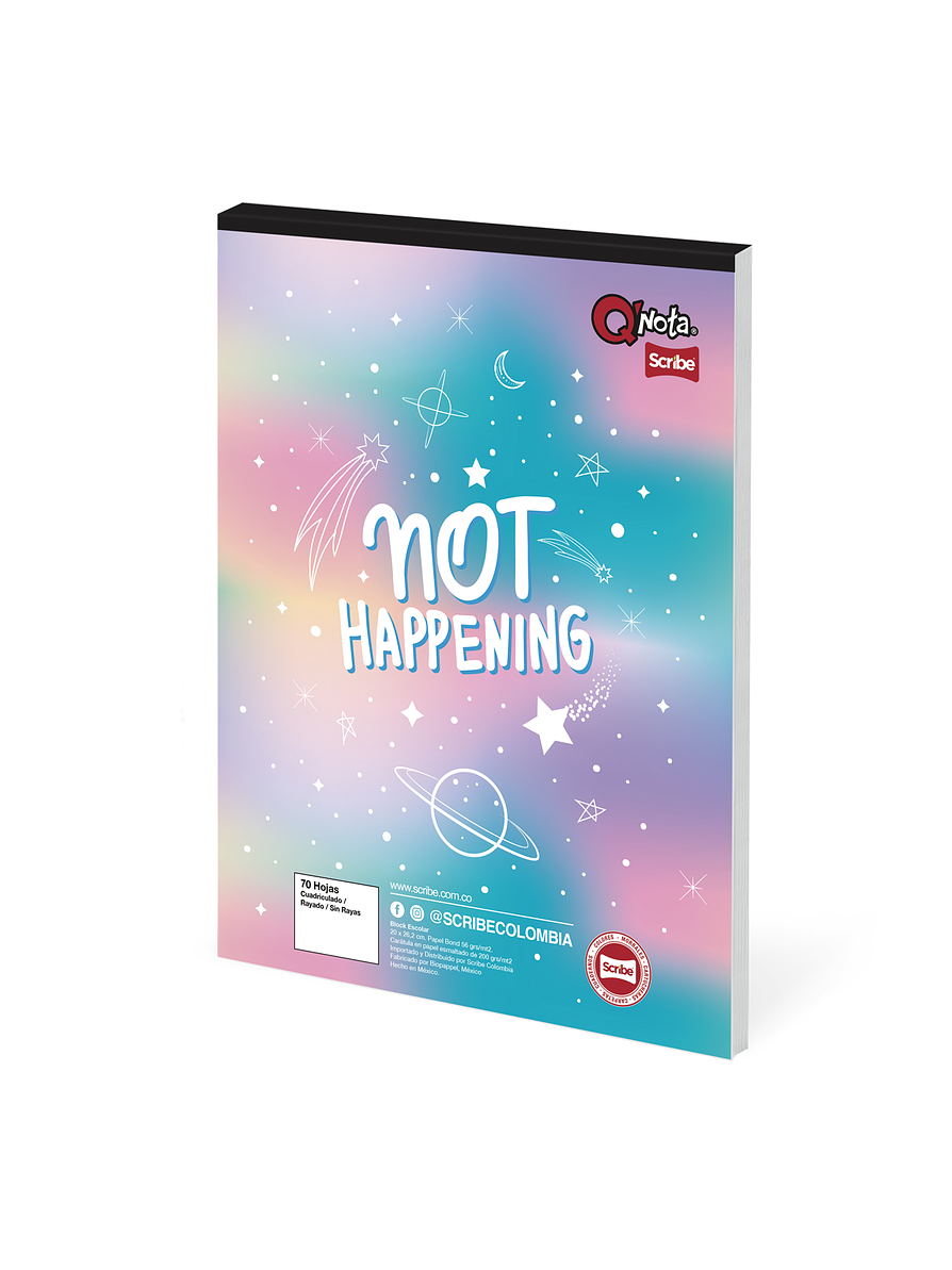 Block Tamaño Oficio Q´Nota Femenino   4