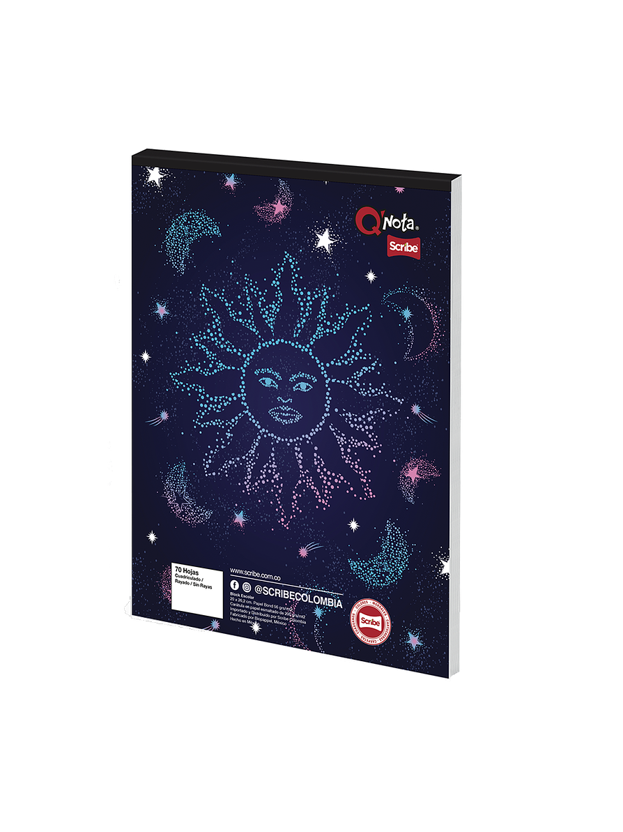 Block Tamaño Oficio Q´Nota Femenino   5