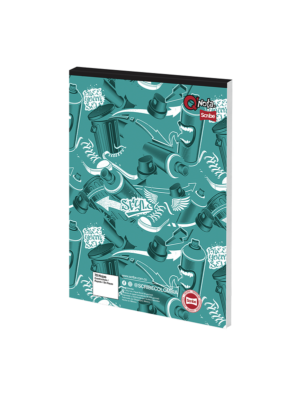 Block Tamaño Oficio Q´Nota Masculino 2