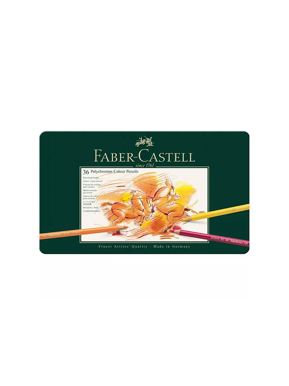 Colores Faber-Castell Polychromos x 36 Unidades 1
