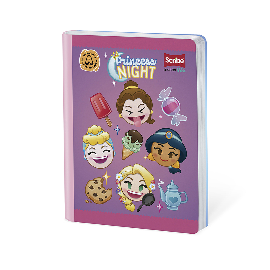 Cuaderno Cosido Cuadros Disney Emoji 100 Hojas  1