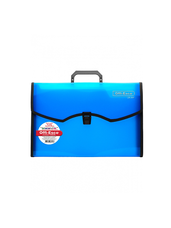 Archivador Offi-esco OE-456 Fuelle Oficio Traslucido  3