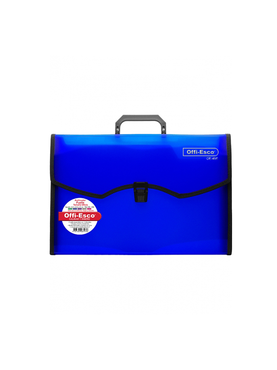 Archivador Offi-esco OE-456 Fuelle Oficio Traslucido  4