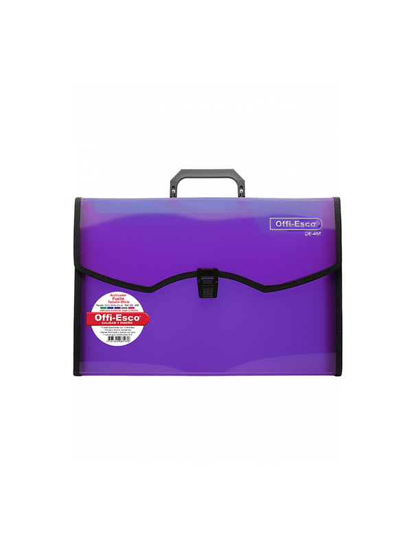 Archivador Offi-esco OE-456 Fuelle Oficio Traslucido  5