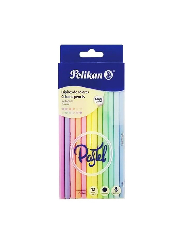 Colores Pelikan Pastel x 12 Unidades 1