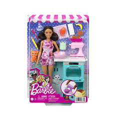 Barbie Set De Repostería Con Muñeca Y Mascota 