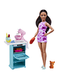 Barbie Set De Repostería Con Muñeca Y Mascota  - Miniatura 1
