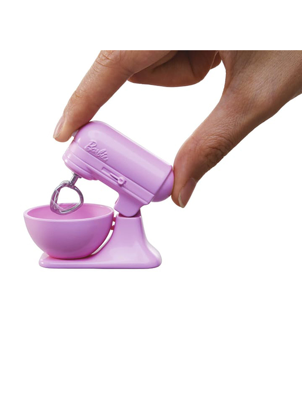 Barbie Set De Repostería Con Muñeca Y Mascota  5