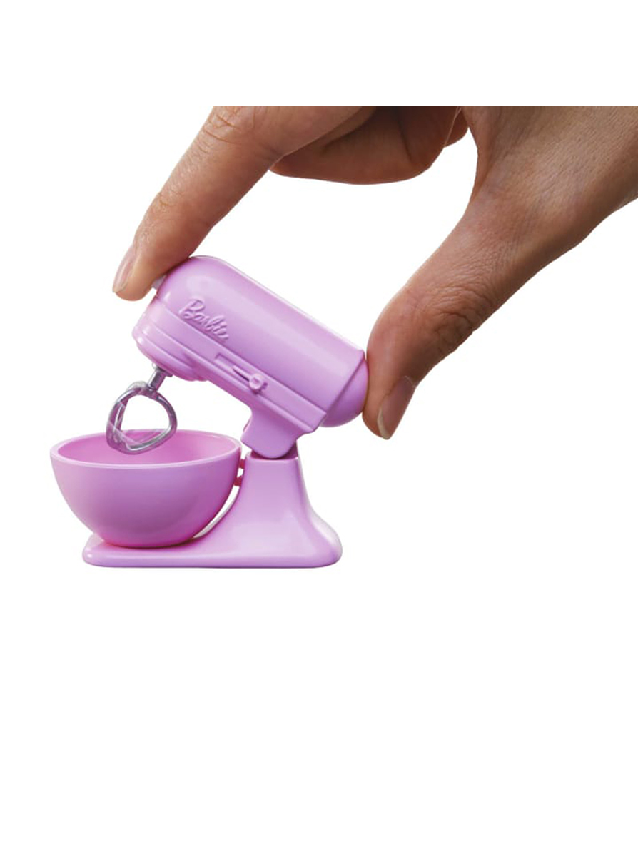 Barbie Set De Repostería Con Muñeca Y Mascota  5