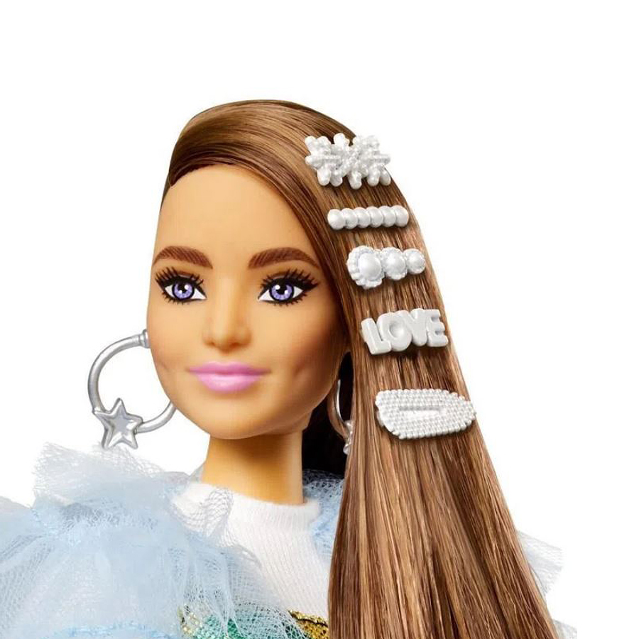 Barbie Extra Muñeca Vestido Arcoíris  4